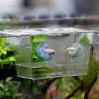 Aquarium Fish Tank Guppy Double Breeding Breeder Rearing Trap Box Hatch npLD-'h