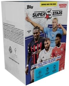 2022-23 Topps Superstars UEFA Champions League Soccer 9 Pack Blaster Box IN-HAND
