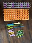 Rainbow Loom Kit with: 1 Large Looms, 1 Medium, 4 Small, 14 Picks-New