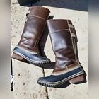 Sorel Slimpack Riding Tall II Boots Women's Size 9 Umber/British Tan