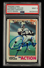 Lawrence Taylor Signed 1982 Topps #435 IA - Rookie Card- Autograph Graded PSA 9