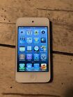 Apple iPod Touch 4th Generation White (8GB) BLOTCHES ON SCREEN WORKS GREAT