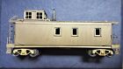 PACIFIC FAST MAIL WOOD CABOOSE ~ BRASS MODEL ~ HO SCALE