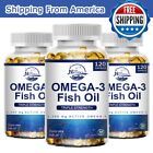 Omega 3 Fish Oil 3600mg Capsules 3x Strength EPA & DHA, Highest Potency 360Pills