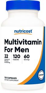 Nutricost Multivitamin for Men 120 Capsules - Vitamins and Minerals