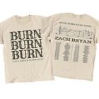 Zach Bryan - Burn Burn Burn Tour 2023 Double Sided T-Shirt