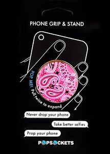 Authentic PopSockets Pink Bandanna PopSocket Pop Socket Phone Holder Grip Stand