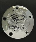 Chrome Live To Ride Ignition Timing Cover for Harley Twin Cam (For: Harley-Davidson)