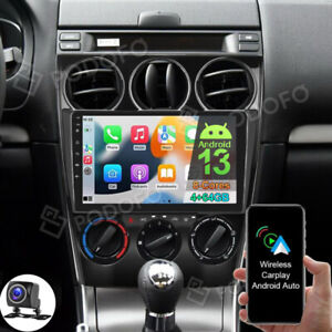 4+64GB Android 13 For Mazda 6 2004-2015 Car Carplay Stereo Radio GPS Navi Player (For: 2006 Mazda 6)