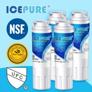 4 Pack Replacement For WRF535SWHZ WRF555SDFZ WRF555SDHV00 Water Filter Icepure