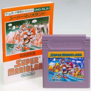 SUPER MARIO LAND Cart + Manual GB Nintendo GAME BOY Gameboy Japan Import Action