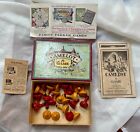 Vintage Camelot 24 Game Pieces & Rules~1930 Parker Brothers~Orig. Box~Ads