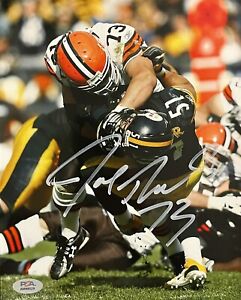 Joe Thomas Signed Autographed Cleveland Browns 8x10 Photo PSA/DNA HOF 2023