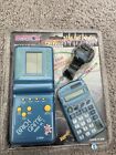 New Vintage 9999 in 1 Super Brick Game LCD Handheld Video Game +Watch/Calculator