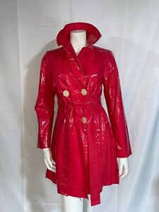 Yansi fugel raincoat trench coat Size XS Red