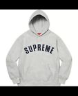 Supreme Pearl Logo Hooded Sweatshirt Heather Grey Size Extra Large Read 👇