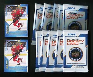 New Listing(10) Packs & (2) Connor Bedard NHL Rookies 2024 National Hockey Card Day Wax Lot