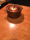 Portugal Copper Stew Pot Casserole Pan With Lid Brass Handle Ships Fast!