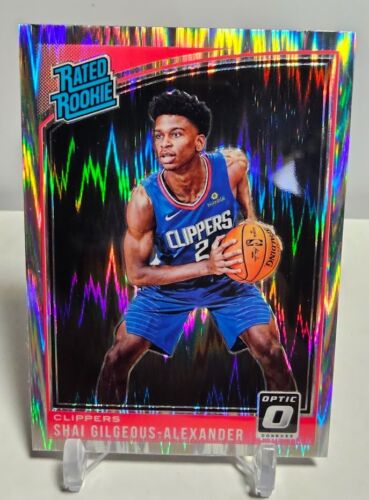 New Listing2018-19 Donruss Optic Shai Gilgeous-Alexander Shock Prizm Rated Rookie #162