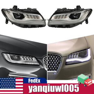 For Lincoln MKZ Left+Right Side Headlight HID/Xenon Projector Headlamp 2018-2020 (For: 2018 Lincoln)