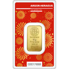 10 gram Gold Bar Argor Heraeus 2024 Lunar Year of the Dragon 999.9 Fine in Assay