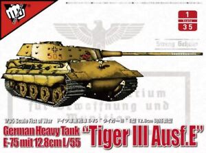 1/35 ModelCollect German Heavy Tank WWII E-75 mit 12.8cm L/55 Tiger III Ausf. E