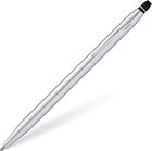 Cross Click Ballpoint Pen, Polished Chrome, New With Free Rollerball Refill
