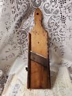 Antique Smaller Hand Held Wooden Slaw/Vegetable Slicer Mandolin