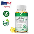 Omega 3-6-9 Vegan Capsules High Absorption For Immune and Eye Health NON-GMO