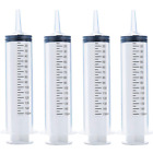 4 Pack 150ml Syringes, Large Plastic Syringe for Scientific Labs, Dispensing New