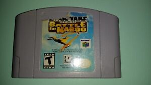 Star Wars Battle For Naboo Nintendo 64 Game Rated T