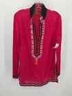 Pre-Owned Tory Burch Pink Size 12 Tunic Blouse