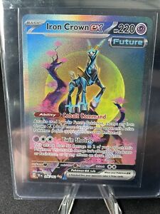 Iron Crown EX 206/162 SIR Temporal Forces Pokemon Card Near Mint NM