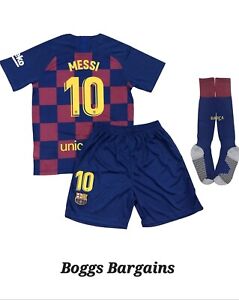 Nike Aeroswift Dri  Soccer Long Sleeve Jersey FC Barcelona Lionel Messi Kid XS