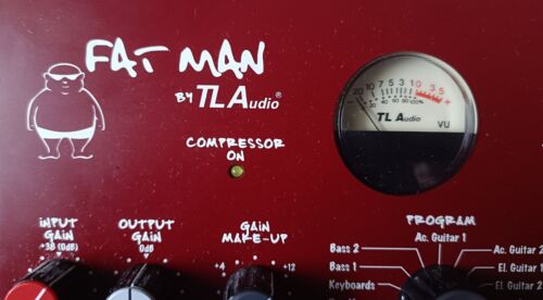 tl audio fat man 2 valve tube compressor preamp