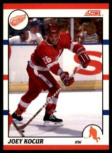 1990-91 Score Canadian Joey Kocur Rookie . Detroit Red Wings #201