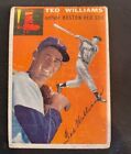 1954 Topps Baseball #1 Ted Williams LOW GRADE (CREASED)
