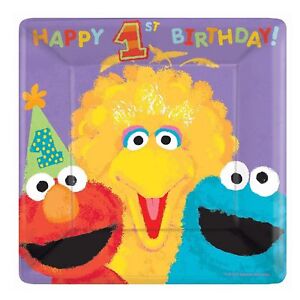 Sesame Street Party Supplies 1st Birthday 10