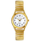 Women Ladies Ultra Thin Stretch Band Watch Easy to Read Quartz Dress Wristwatch
