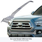 Fits 2016-2023 Toyota Tacoma Lower Bumper Stainless Chrome Billet Grille Insert (For: 2023 Tacoma)