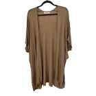 NWOT EDEN IN LOVE Taupe Duster Cardigan M (1218)