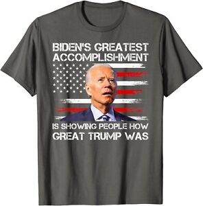 Biden’s Greatest Accomplishment, Funny Trump Retro T-Shirt