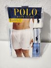 Polo Ralph Lauren Classic Fit Woven Boxers Underwear 3 Pack Blue Men's 2XL