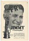1926 Guaranty Liquid Measure Co. Ad: Fry Gas Pumps. JIMMY the Courtesy Man Pic