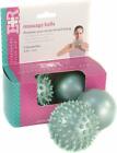 EVER READY HOT & COLD MASSAGE BALL SET FOR DEEP TISSUE MUSCLE RELIEF