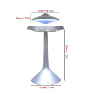 UFO Magnetic Levitation Lamp Floating Light LED Table Wired Bluetooth Speaker US