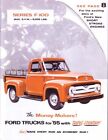 1955 Ford Truck Sales Brochure Literature Book Dealer Advertisement Options