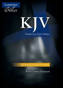 KJV Standard Text Edition (Black French Morocco Leather)