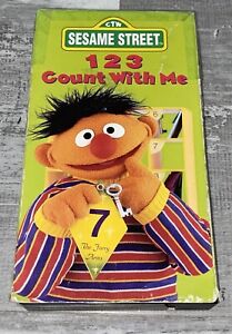 Sesame Street 123 Count With Me VHS
