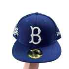 New Era Brooklyn Dodgers Wool Fitted Hat Size 7 5/8